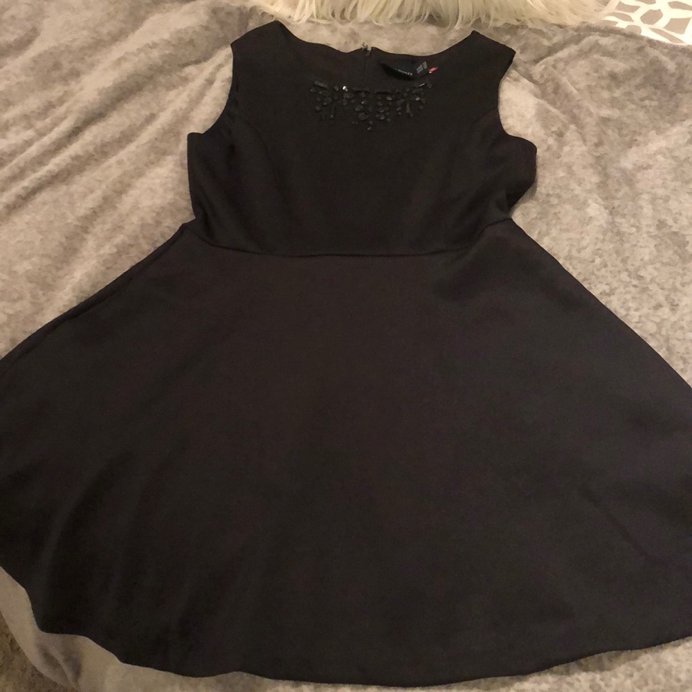 Black Beaded Dress